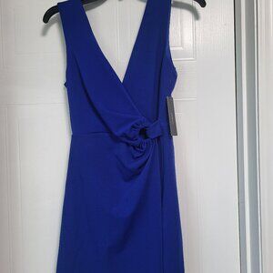 Royal blue cocktail dress